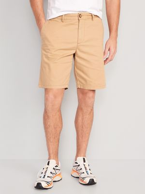Slim Built-In Flex Rotation Chino Shorts for Men -- 9-inch inseam