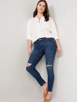 Mid-Rise Rockstar Super-Skinny Jeans