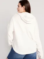 French Terry Tunic Hoodie