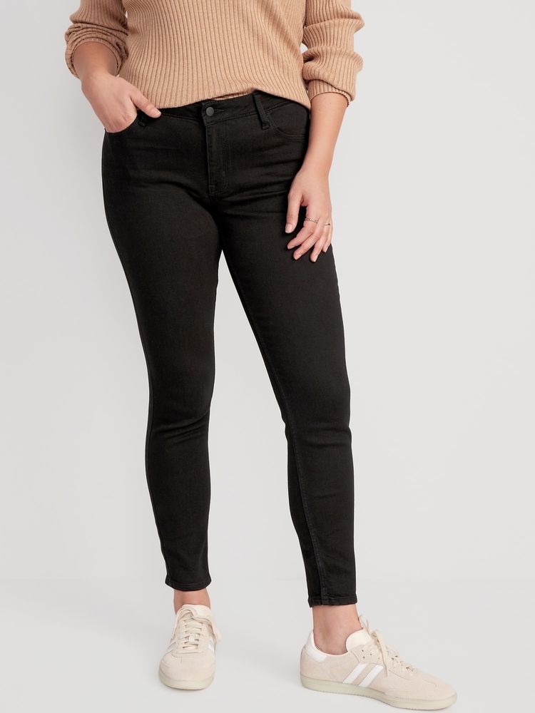 Mid-Rise Rockstar Super-Skinny Jeans for Women