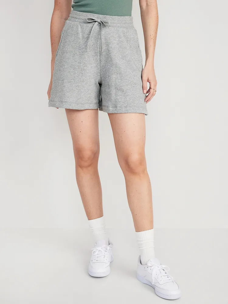 High-Waisted Linen-Blend Shorts for Women -- 3.5-inch inseam