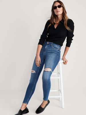 Old Navy High-Waisted Rockstar Super-Skinny Ripped Jeans for Women |  Bramalea City Centre