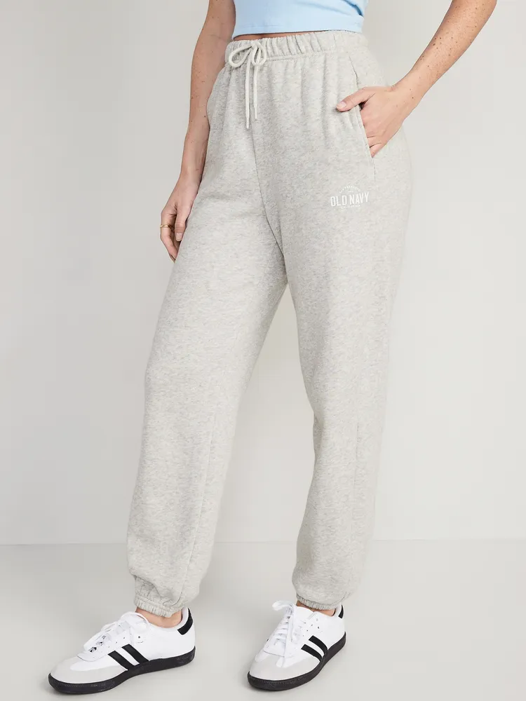 Old Navy Extra High-Waisted Logo Jogger Ankle Sweatpants for Women