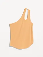 UltraLite All-Day One-Shoulder Cutout Tank Top