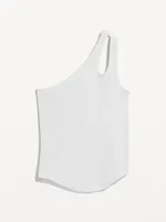 UltraLite All-Day One-Shoulder Cutout Tank Top