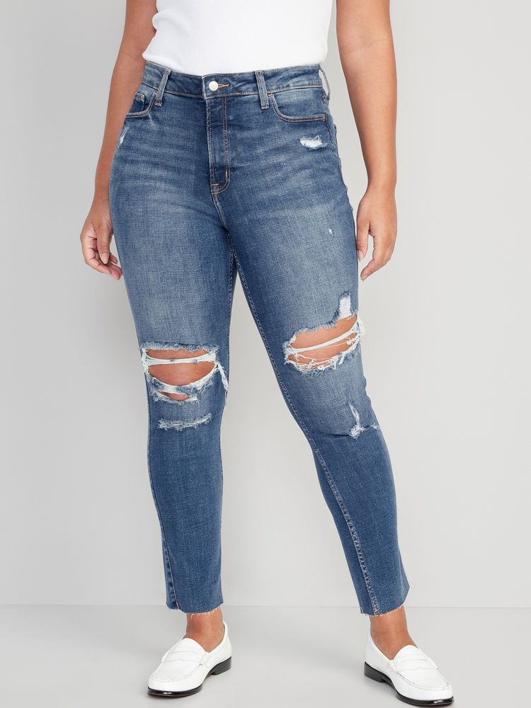 Extra High-Waisted Rockstar 360° Stretch Super-Skinny Jeans