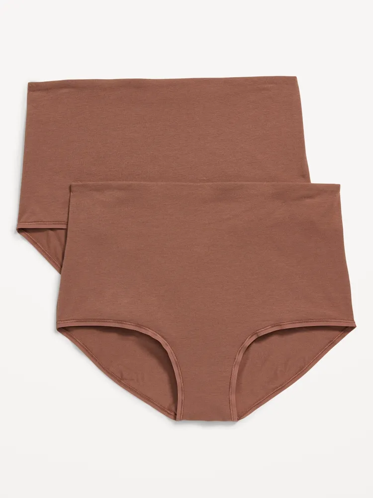Maternity 2-Pack Rollover-Waist Underwear