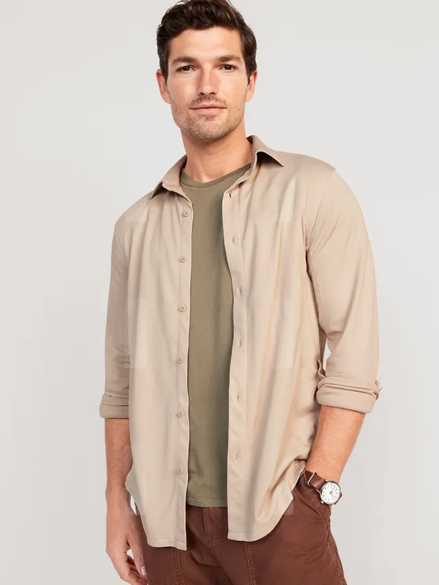 Old Navy Slim-Fit Long-Sleeve Performance Shirt for Men | Bayshore Shopping  Centre