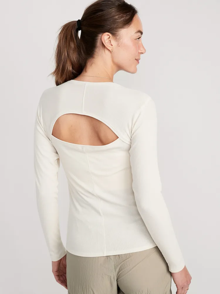 UltraLite Rib-Knit Bolero Top