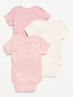 Unisex Bodysuit 3-Pack for Baby