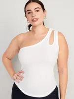 UltraLite All-Day One-Shoulder Cutout Tank Top