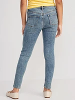 High-Waisted Rockstar 360° Stretch Ripped Jeggings for Girls