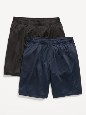 2-Pack Go-Dry Cool Mesh Basketball Shorts -- 9-inch inseam