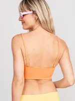 Pucker Convertible Bandeau Bikini Swim Top