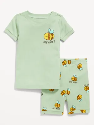 Pyjama ajusté à imprimé unisexe pour Tout-petit et Béb