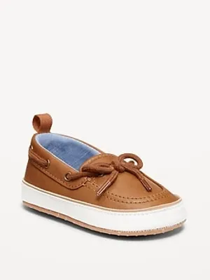 Old Navy Faux-Leather Boat Shoes for Baby | Square One