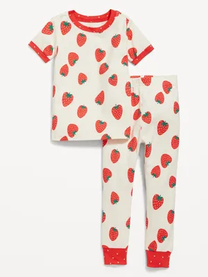 Pyjama unisexe ajusté à imprimé assorti pour Tout-petit et Bébé