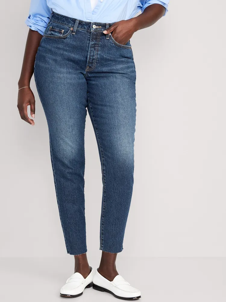 Curvy High-Waisted OG Straight Ankle Jeans for Women