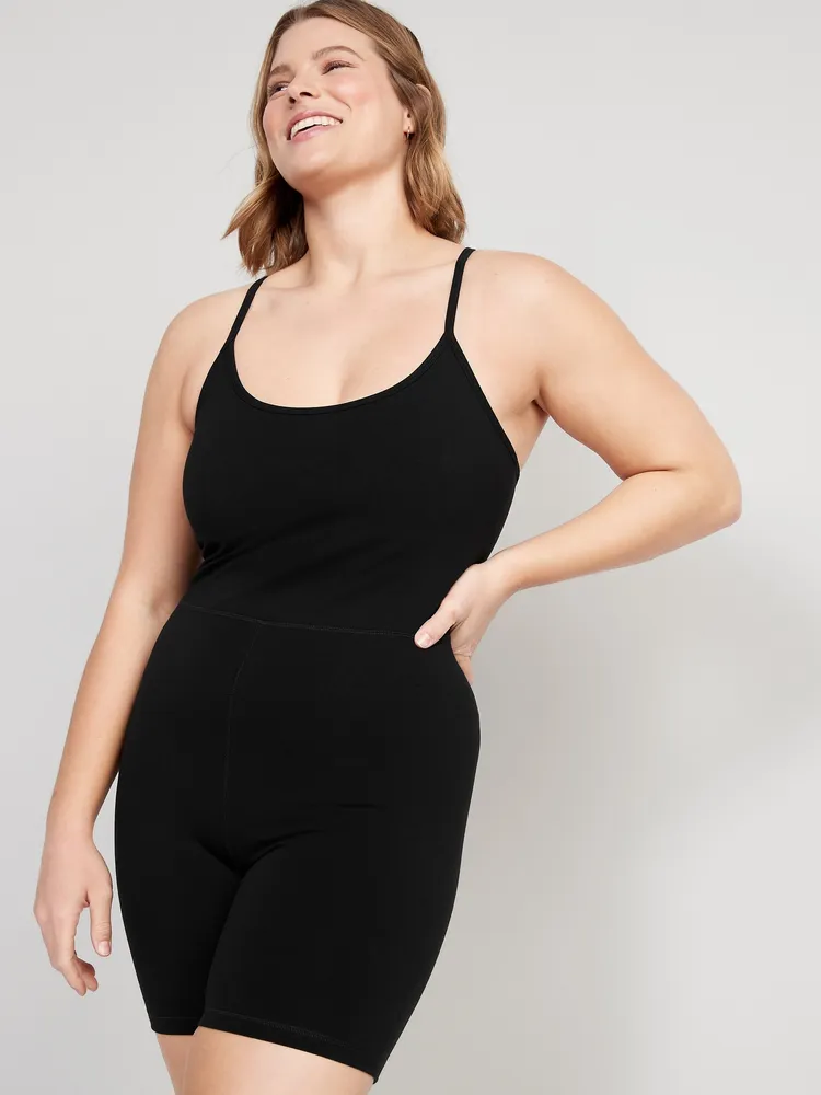PowerSoft Sleeveless Open-Back Bodysuit for Women -- 25-inch inseam