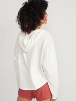 French Terry Tunic Hoodie