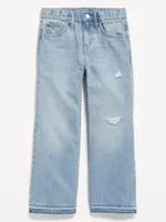 High-Waisted Baggy Wide-Leg Jeans for Girls