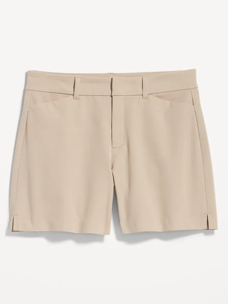 High-Waisted Pixie Trouser Shorts -- 5-inch inseam