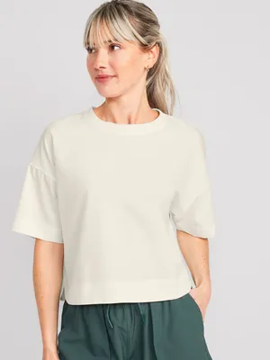 StretchTech Cropped T-Shirt for Women