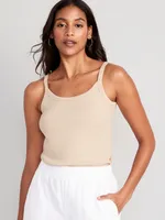 Fitted Rib-Knit Cami Top