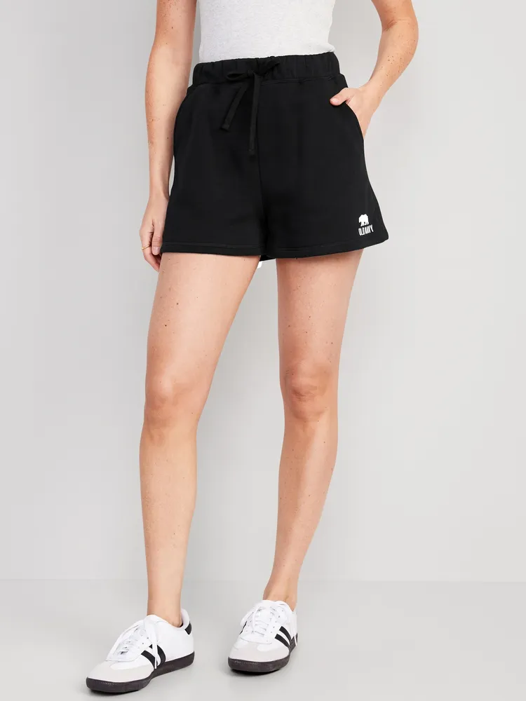 High-Waisted Linen-Blend Shorts -- 3.5-inch inseam