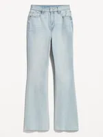Higher High-Waisted Cut-Off Flare Jeans for Women