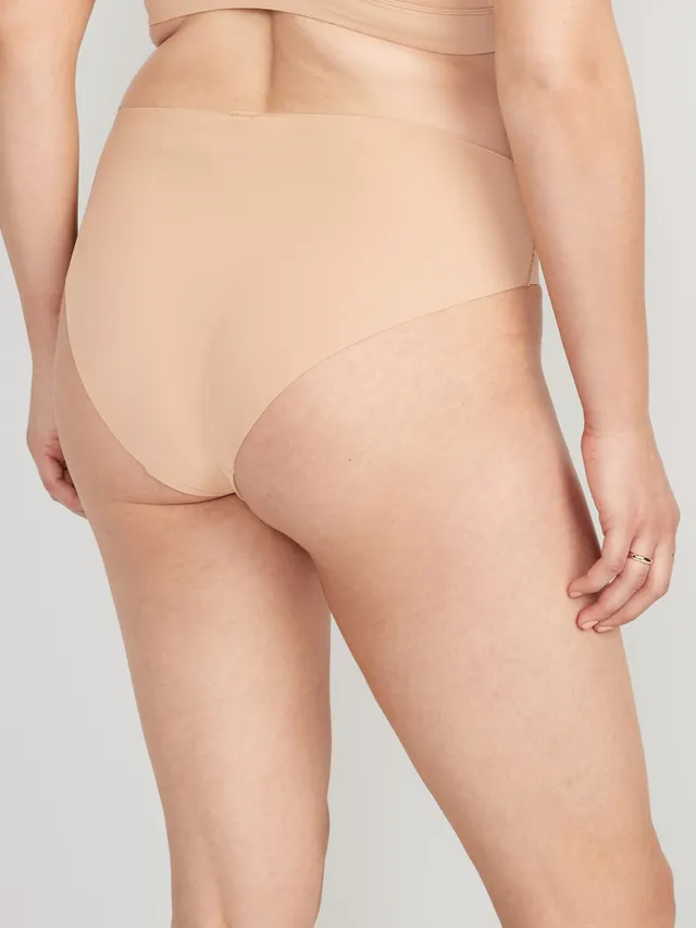 Old Navy Maternity 2-Pack Rollover-Panel No-Show Soft-Knit Hipster Underwear