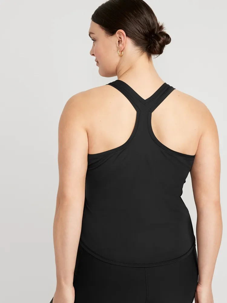Old Navy PowerSoft Cropped Racerback Tank Top for Women