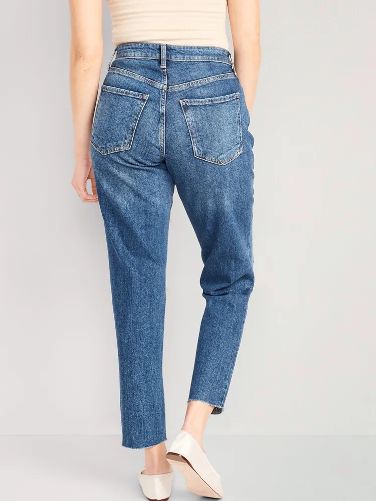 Curvy High-Waisted OG Straight Ankle Jeans