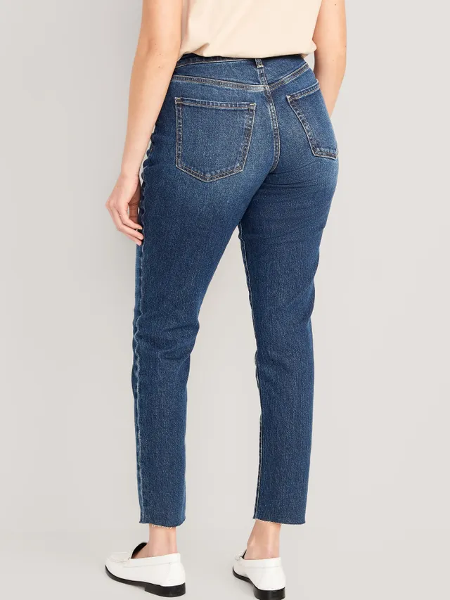 Curvy High-Waisted Button-Fly OG Loose Side-Slit Jeans