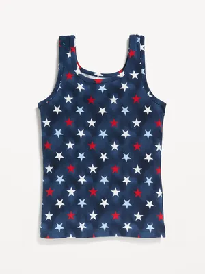 Printed Fitted Tank Top for Girls