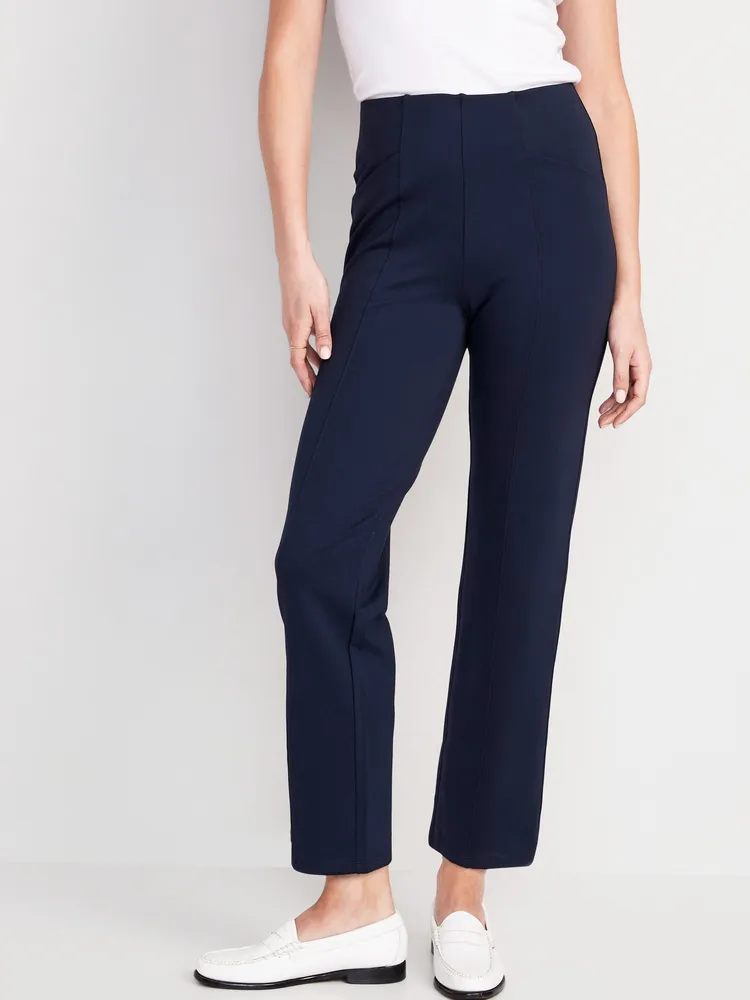Old Navy Extra High-Waisted Stevie Straight Taper Ankle Pants for