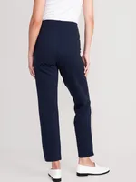 Extra High-Waisted Stevie Straight Ankle Pants