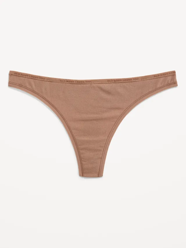 Old Navy Low-Rise Logo Graphic Thong Underwear for Women