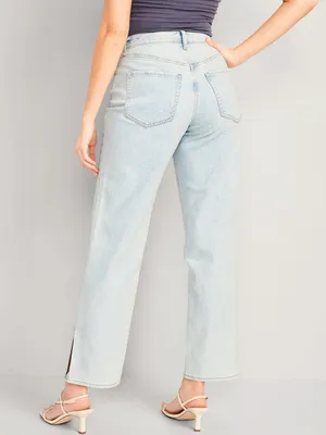 hårdtarbejdende Tredive Bloom Old Navy Curvy Button-Fly High-Waisted OG Loose Side-Split Jeans for Women  | Upper Canada Mall