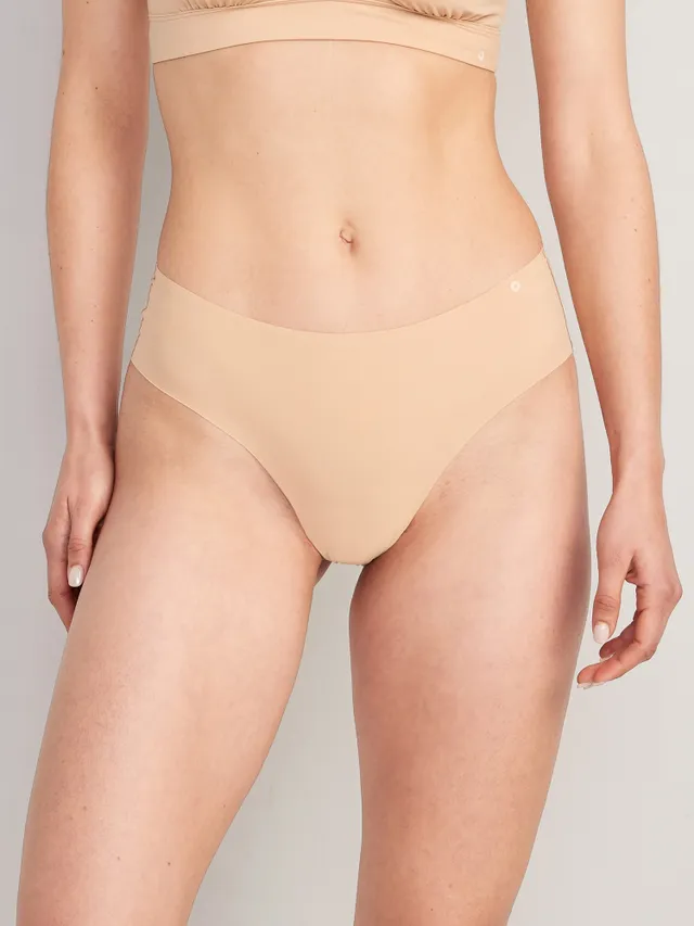 Old Navy Maternity 2-Pack Rollover-Panel No-Show Soft-Knit Hipster Underwear