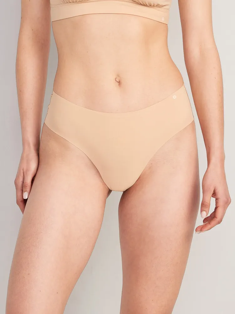 Women's Seamless Underwear Soft Bikini No Show Hipster Panties