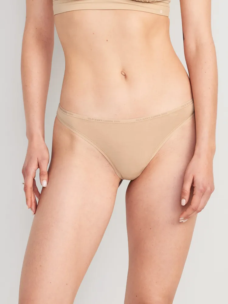 Old Navy Low-Rise Logo Graphic Thong Underwear for Women