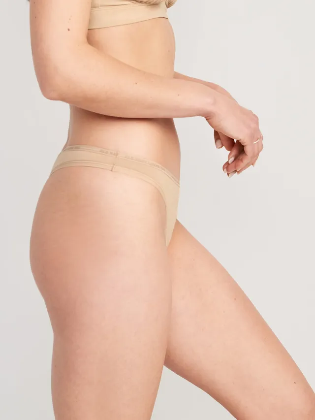 Calvin Klein Pure Seamless Thong Beige