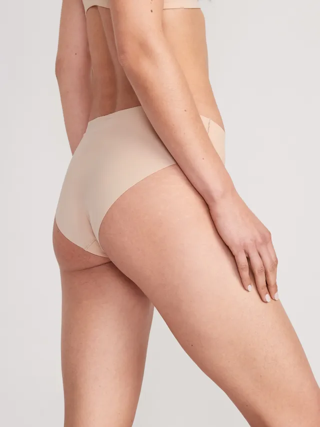 Low-Rise Soft-Knit No-Show Thong Underwear