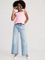 High-Waisted Baggy Wide-Leg Jeans for Girls