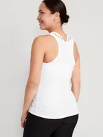 Camisole UltraLite All-Day en tricot côtelé à dos nageur de Maternité