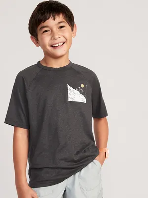 Cloud 94 Soft Go-Dry Cool Graphic Performance T-Shirt for Boys