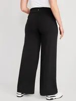 Maternity Rollover-Waist PowerChill Wide-Leg Pants