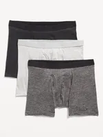 Go-Dry Cool Performance Boxer-Brief Underwear 3-Pack -- 5-inch inseam