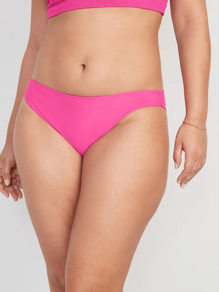 High-Waisted Classic Bikini Swim Bottoms